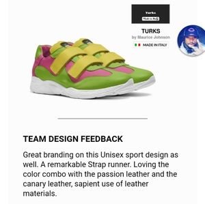 My own designer leather strapped casual runner.